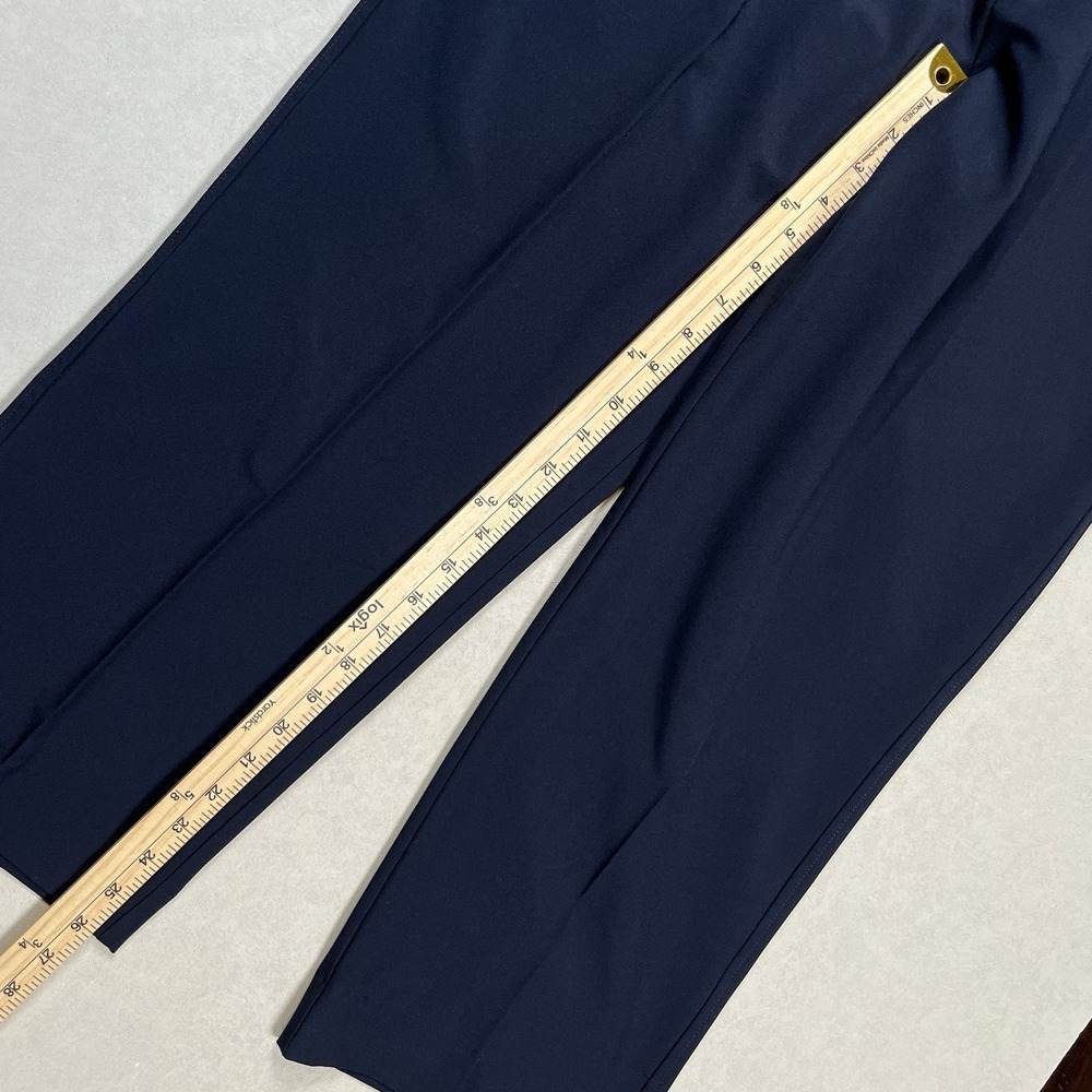 Footjoy Men's Navy Performance Pants Sz 36x30 Golf Pockets Stretch Flat Front - Picture 8 of 9